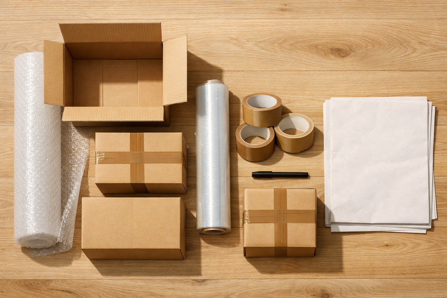 materiały do przeprowadzki